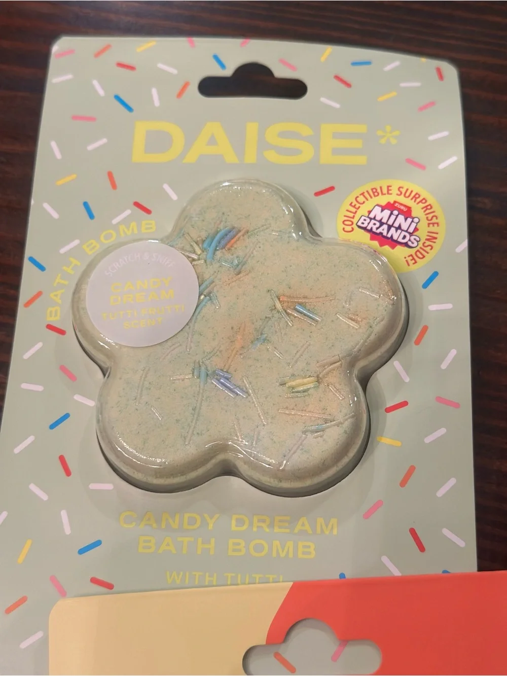 DAISE Pink Flower Kids Bath Bomb - Sparkling Fizz